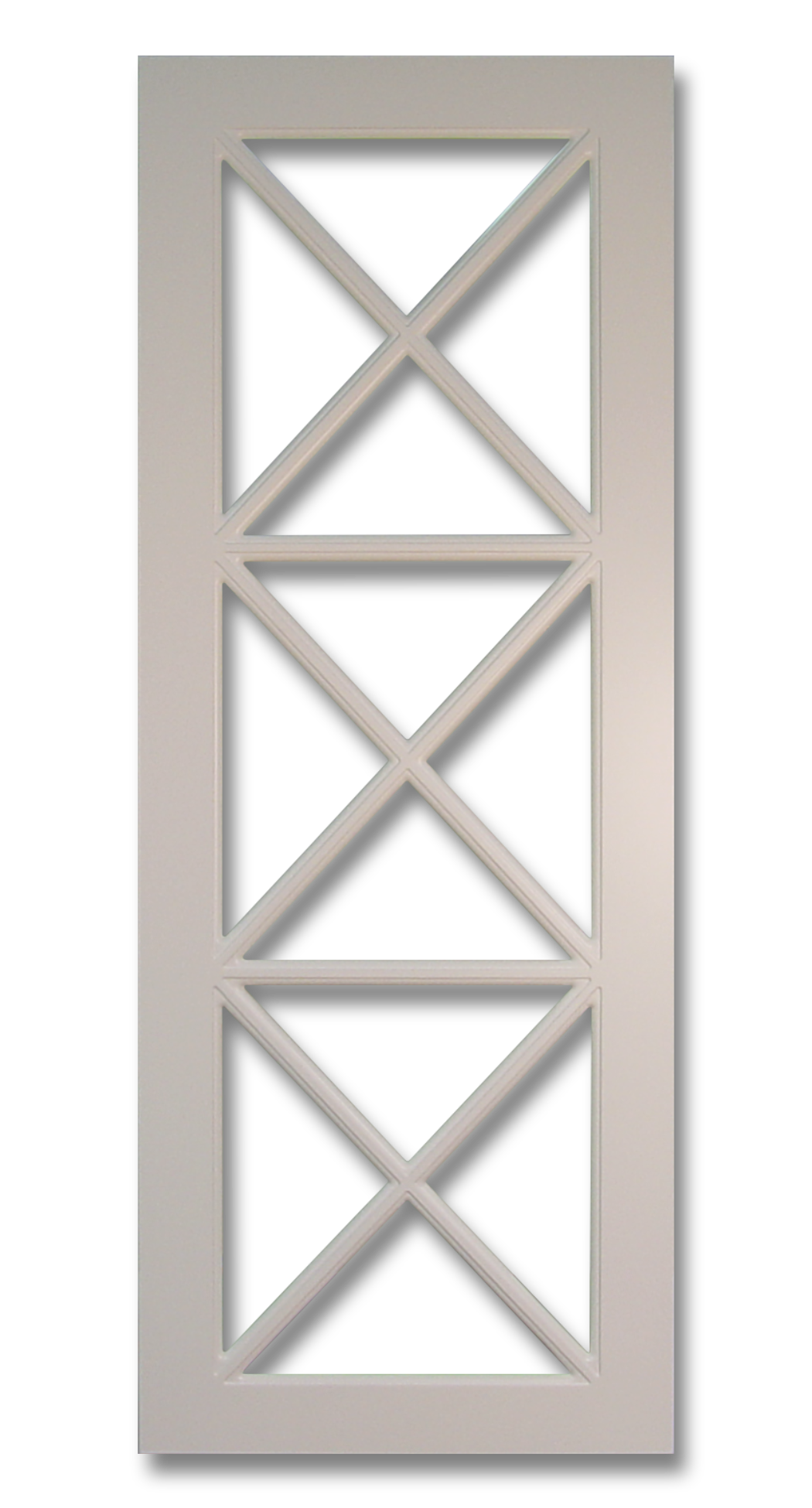 X-Cell MDF Mullion Grid After Painting