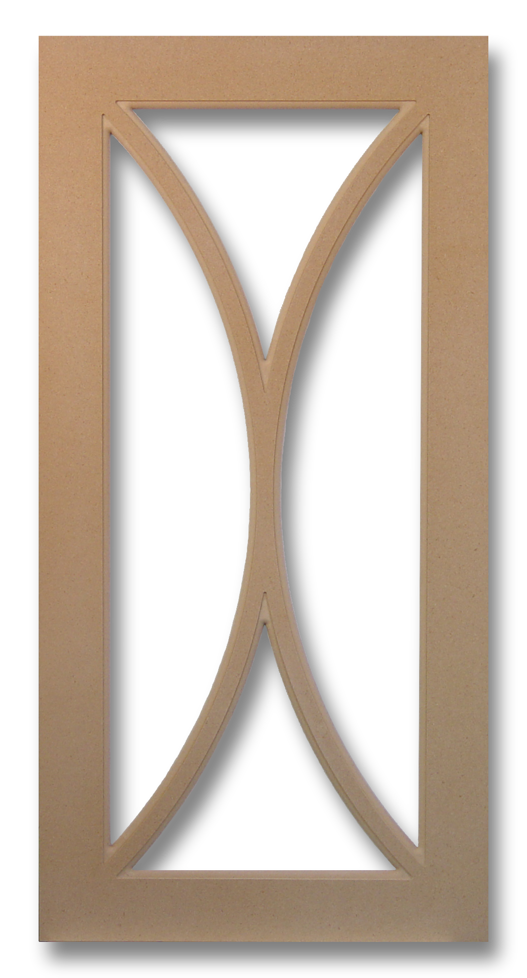 'Mirrored Bow' MDF Mullion Grid