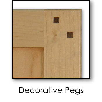 Decorative Pegs for Doors & Drawer Fronts