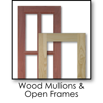 Wooden Mullions & Open Frame Options