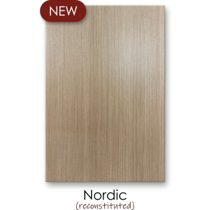 Reconstituted Veneered Slab in 'Nordic'