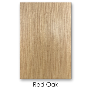 Veneered Slab in Red Oak